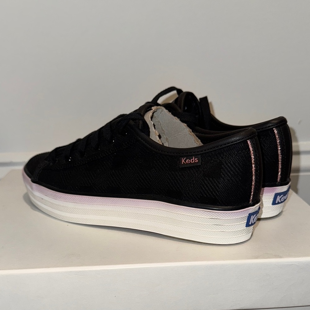 Keds Black and Pink Classic Sneakers